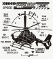 Preview: EC135 Helicopter Wandtattoo, Helicopter Wandtattoo, Hubschrauber Wandtattoo